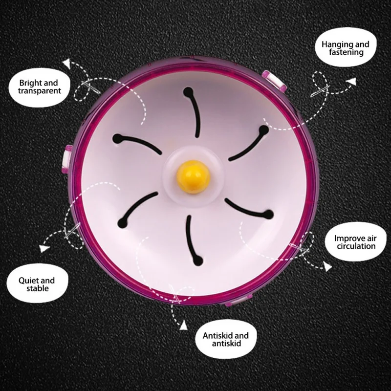 Title 7, Hamster Exercise Wheel Running Disc Toy Silent ...