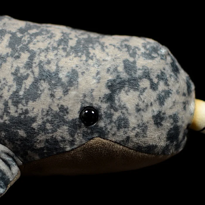 Title 8, Adorable narwhal doll animal plush toy. Soft cu...