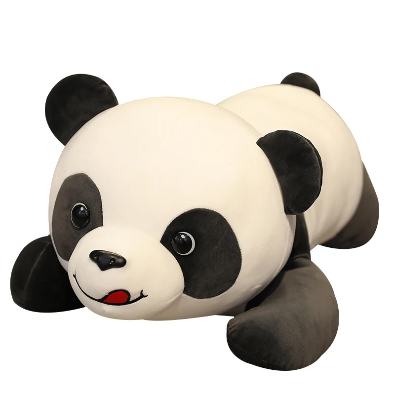 Nova Pelúcia Panda Maluco, Estilo Cartoon Fofo, Almofada Panda Infantil, Brinquedo de Dormir para Crianças, Confortável e Macio — foto 2