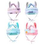 Boné para bebê e criança pequena com proteção para a nuca, ideal para sol e vento, confortável e perfeito para brincar — foto 2