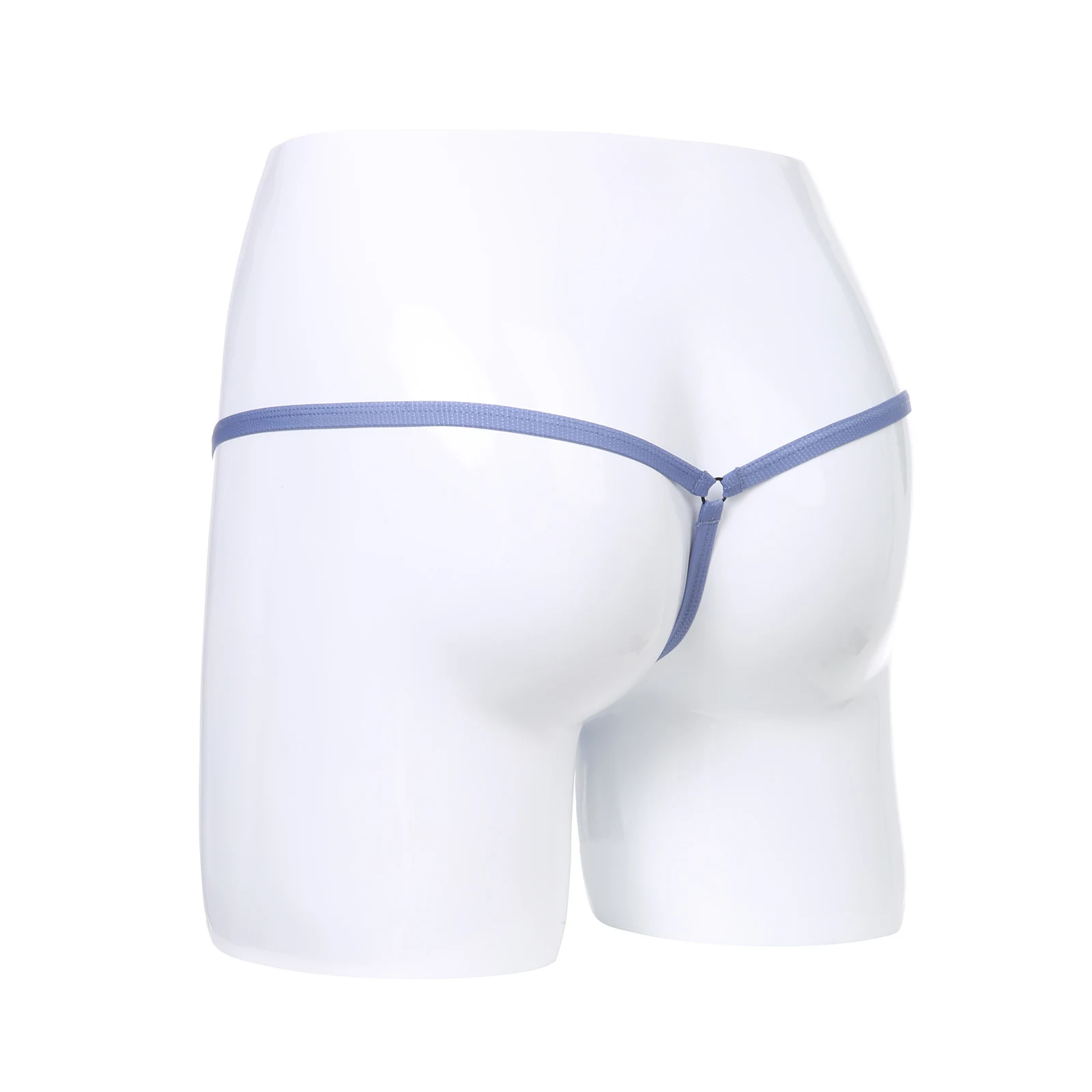 Title 15, Cueca T-back Ice Silk Masculina, Alças Finas, A...
