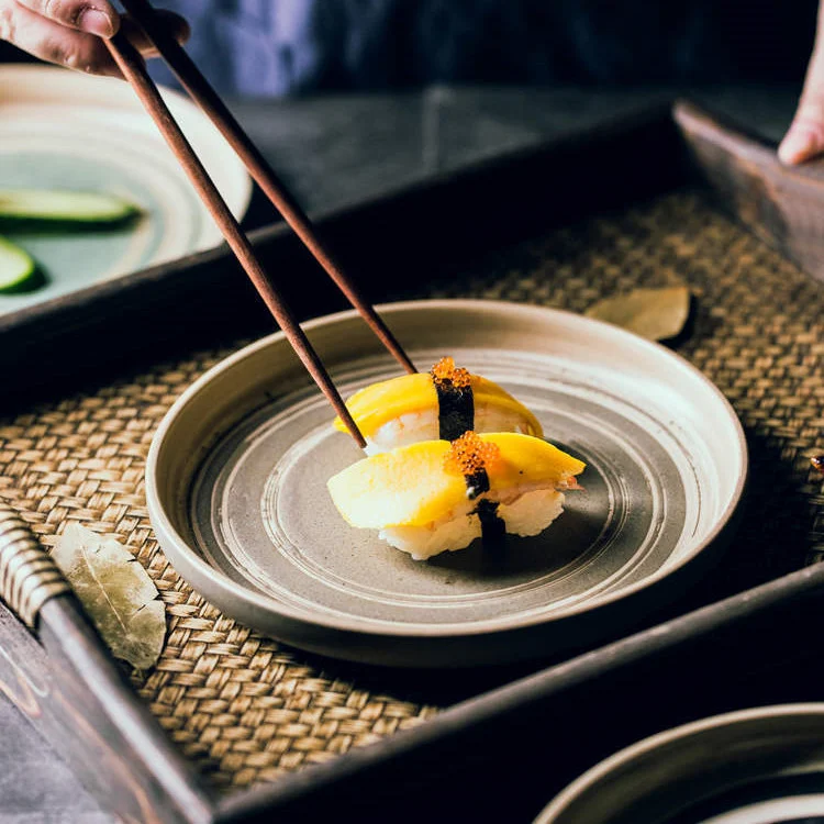 Title 5, Household Japanese Ceramic Shallow Dinner Plate...