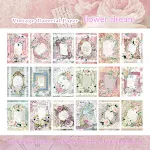 Papel Material Retro Flores Doces Clássico Perfeito para Artesanato Criativo e Decoração Vintage. Adicione um toque nostálgico e elegante aos seus projetos. — foto 4