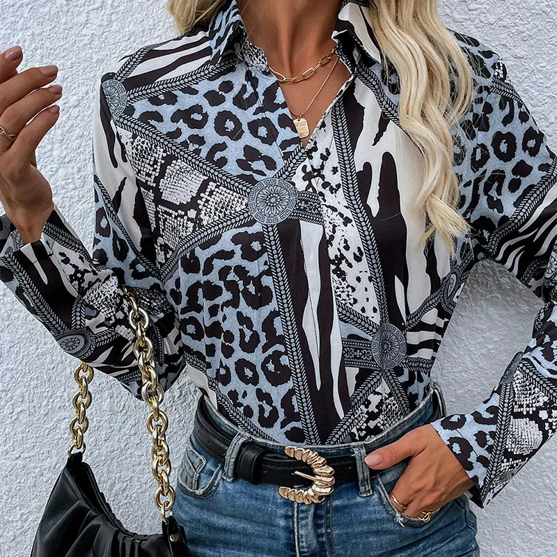 Title 5, Womens single-breasted long-sleeved autumn shi...