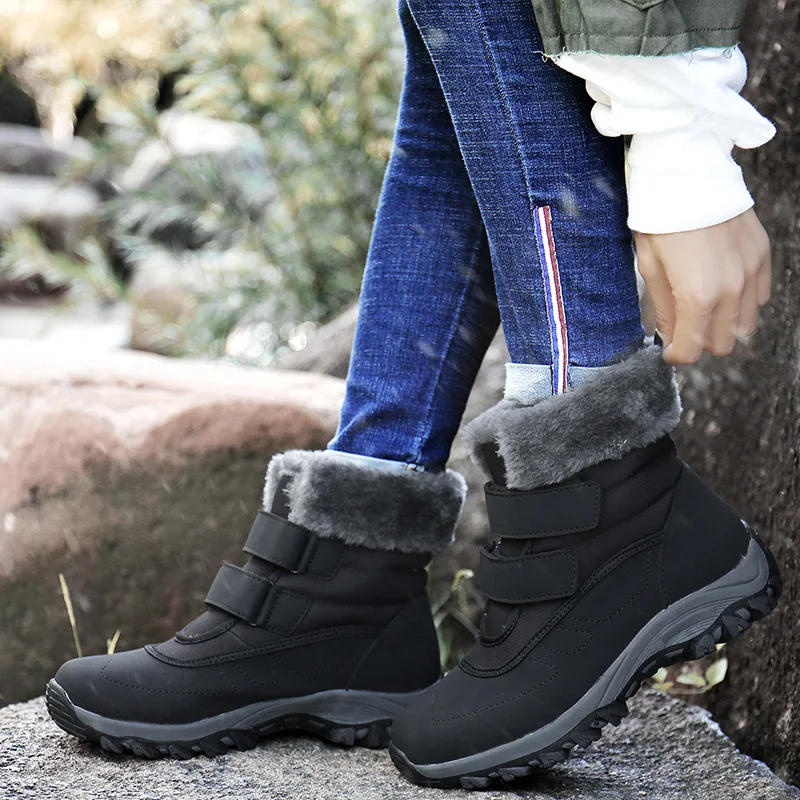 Title 3, Ladies high-top plus velvet cotton padded snow ...