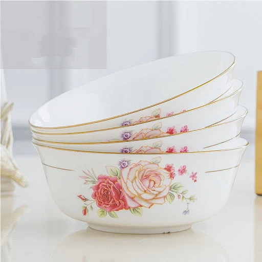 Title 2, Household Japanese Bone China Ceramic Bowl for ...