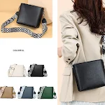 Bolsa crossbody de ombro único, lisa, de banda larga, simples e sofisticada, estilo bucket, perfeita para um visual moderno e prático. — foto 21