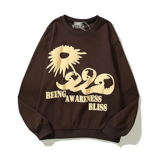 Title 1, Suéter Hip Hop Foam Letter Gola Redonda Casual