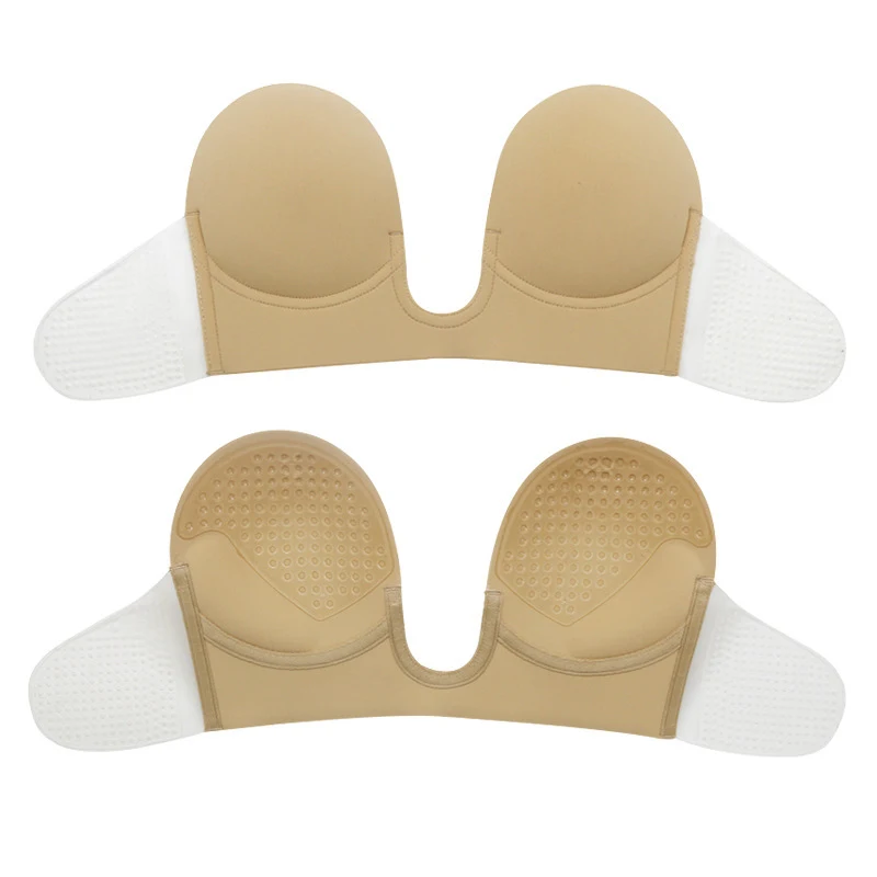 Sutiã de silicone com bojo plus size sexy invisível. Levanta e modela o busto, perfeito para usar com decotes ousados. — foto 1