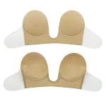 Sutiã de silicone com bojo plus size sexy invisível. Levanta e modela o busto, perfeito para usar com decotes ousados. — foto 1