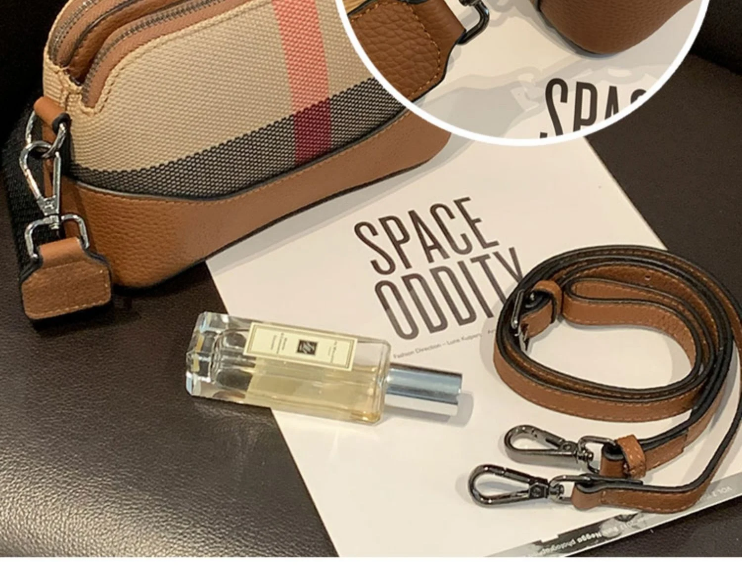 Title 13, Bolsa Crossbody Estilo Western com Design de Ni...