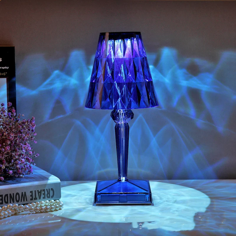 Title 11, Diamond Crystal Rechargeable Decorative Table L...