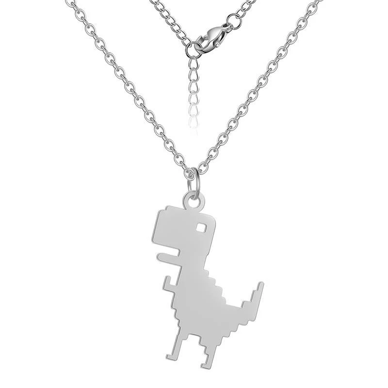 Colar de aço titânio com pingente de animais fofos de desenho animado. Um acessório durável e charmoso, ideal para presentes e uso diário. — foto 9