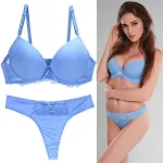 Women's Plus Size Lace Bra Set, comfortable and stylish underwear set, perfect for enhancing your shape and boosting con — photo 14