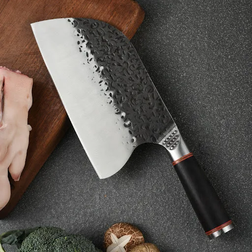 Title 4, Stainless Steel Forged Chef Knife Bone Chopping...