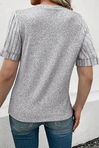 Title 10, Casual Simple Thread Stitching T-shirt, perfect...