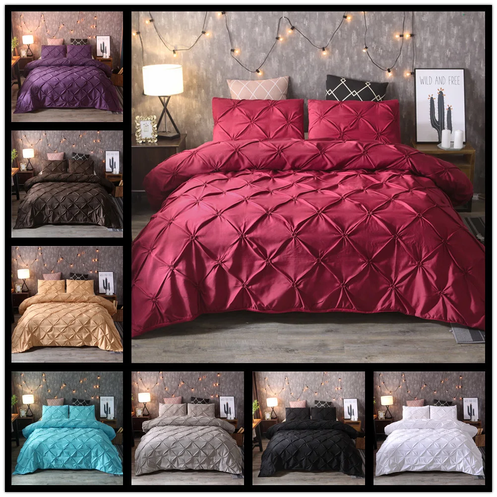 Title 8, Plain home textile quilt cover, providing comfo...