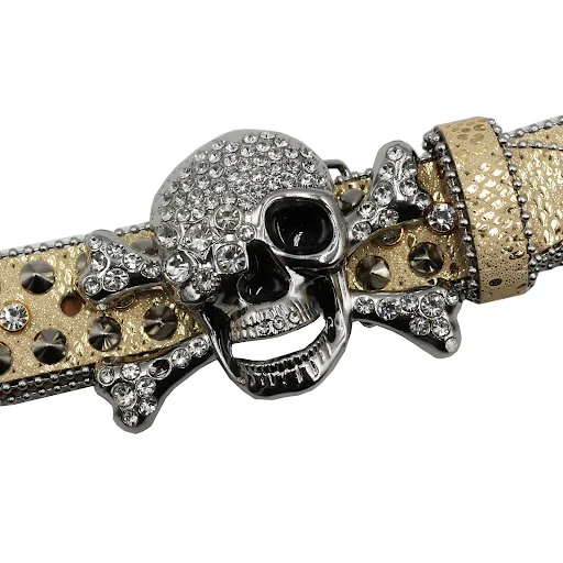 Title 19, Rhinestone Womens Inlaid Rivet Snake Pattern F...