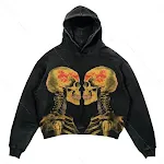Punk Design Printed Hoodie Fashion Large Gothic Long Sleeve, for a bold and comfortable style, express yourself in this — photo 27