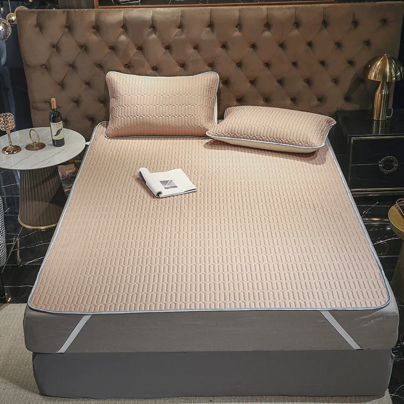 Title 1, Latex Cool Feeling Ice Silk Mat Three-Piece Set...