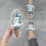 Leopard Print Platform Shoes Snake Print. Step up your style game with these bold and comfortable platform shoes, perfec — photo 4