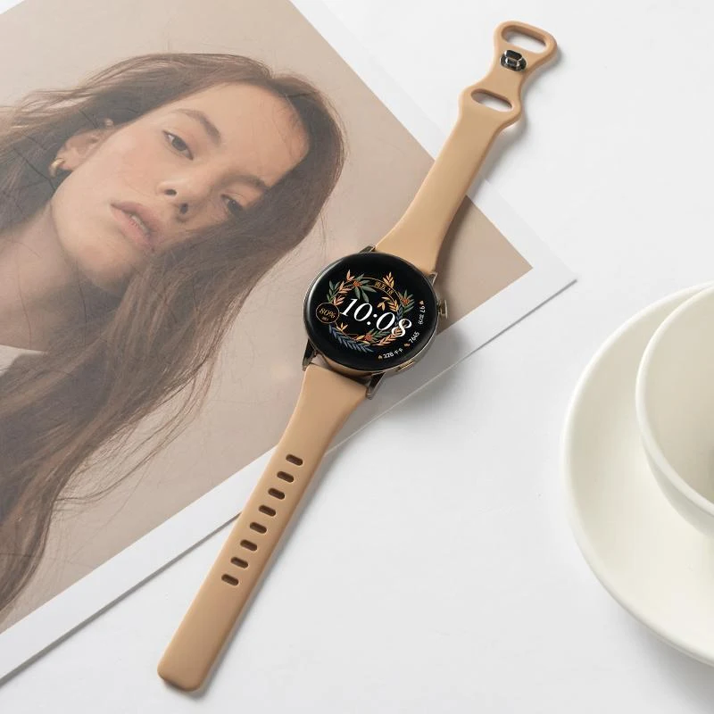 Small Waist Silicone Watch Strap for comfort and style. Flexible, waterproof, easy to clean and perfect fit for everyday — photo 9