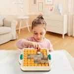 Brinquedo educativo infantil Jogo de tabuleiro pais-filhos. Estimula aprendizado precoce, interação familiar e desenvolvimento de habilidades cognitivas. — foto 1