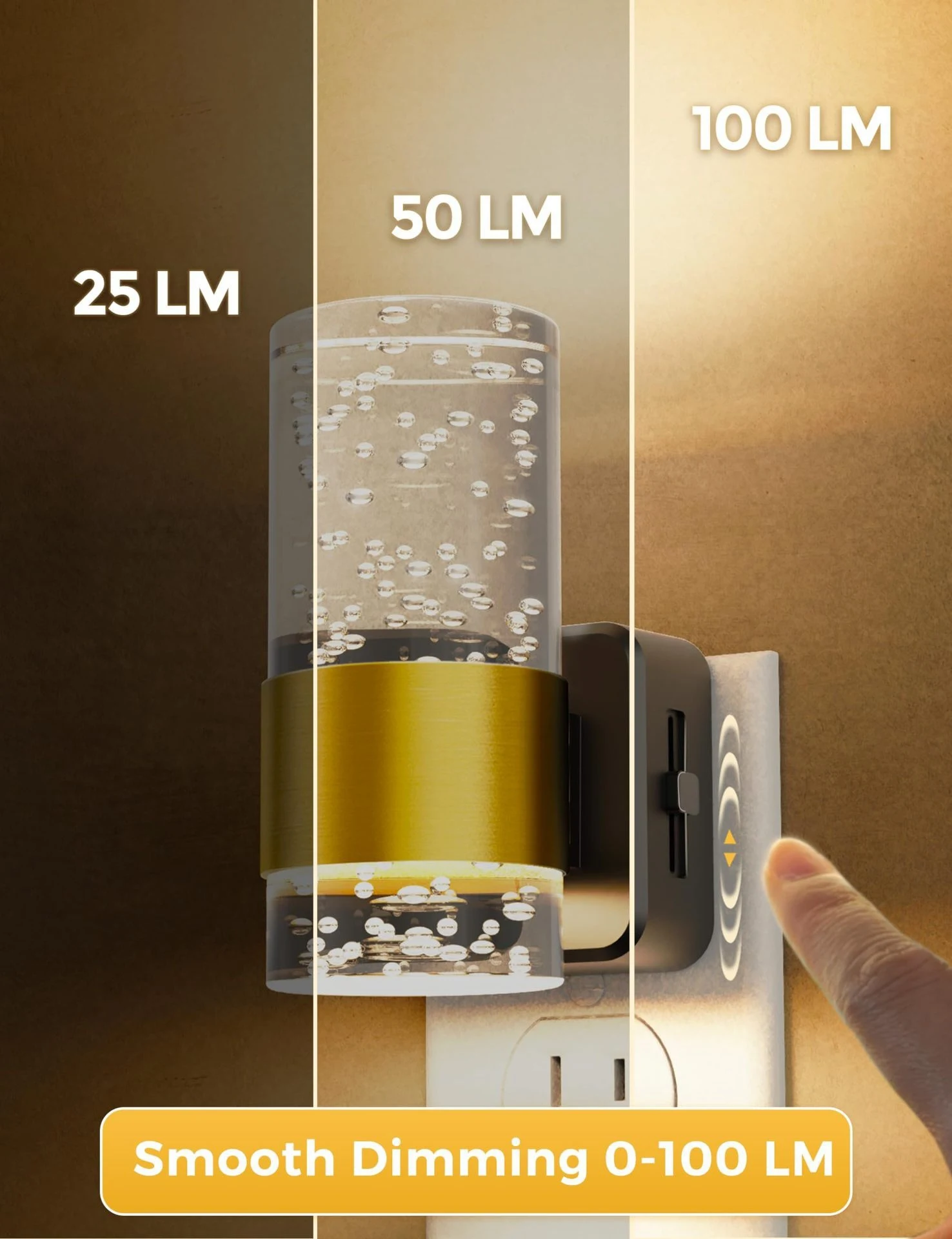 Title 7, LED Wall-mounted Light with Control Sensor. Sma...