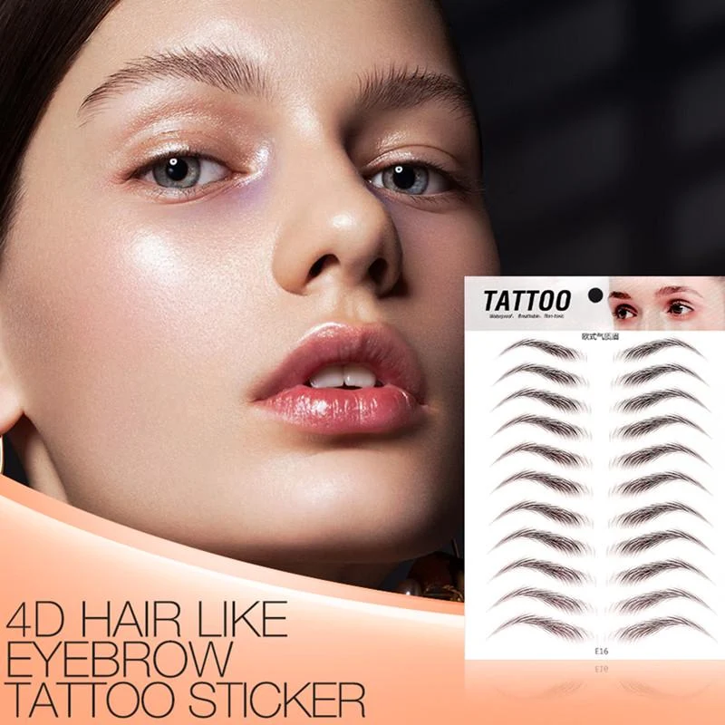 Ecological Waterproof Natural Simulation Eyebrow Stickers Achieve perfect, natural-looking, waterproof eyebrows with eas — photo 2