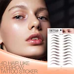 Ecological Waterproof Natural Simulation Eyebrow Stickers Achieve perfect, natural-looking, waterproof eyebrows with eas — photo 2