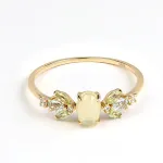 Natural Opal Female Ring