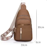 Bolsa Mensageiro Retro de PU Fácil de Combinar Moda Casual Perfeita para o Dia a Dia Design Versátil e Elegante Ideal para Qualquer Ocasião Conforto e Estilo — foto 14