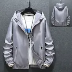 Jaqueta masculina fina primavera e outono para leveza e conforto. Ideal para climas amenos, respirável e perfeita para o dia a dia com estilo. — foto 9