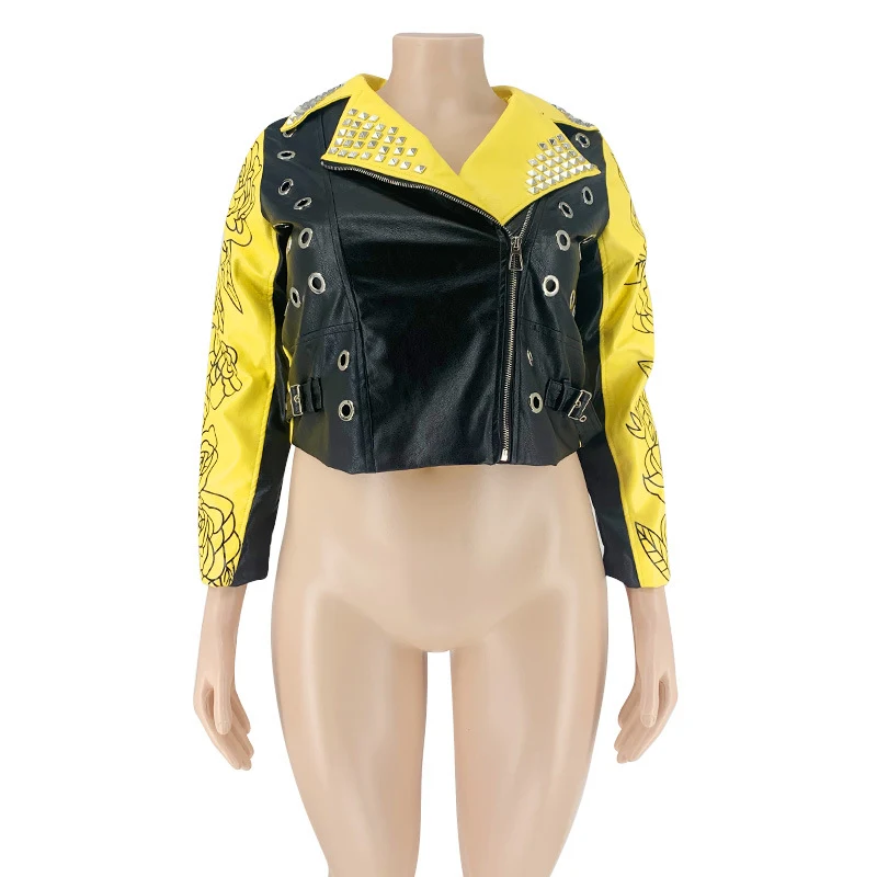 Title 11, Plus size womens leather motorcycle clothing w...