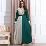 Vestido túnica muçulmana com apliques bordados — foto 15