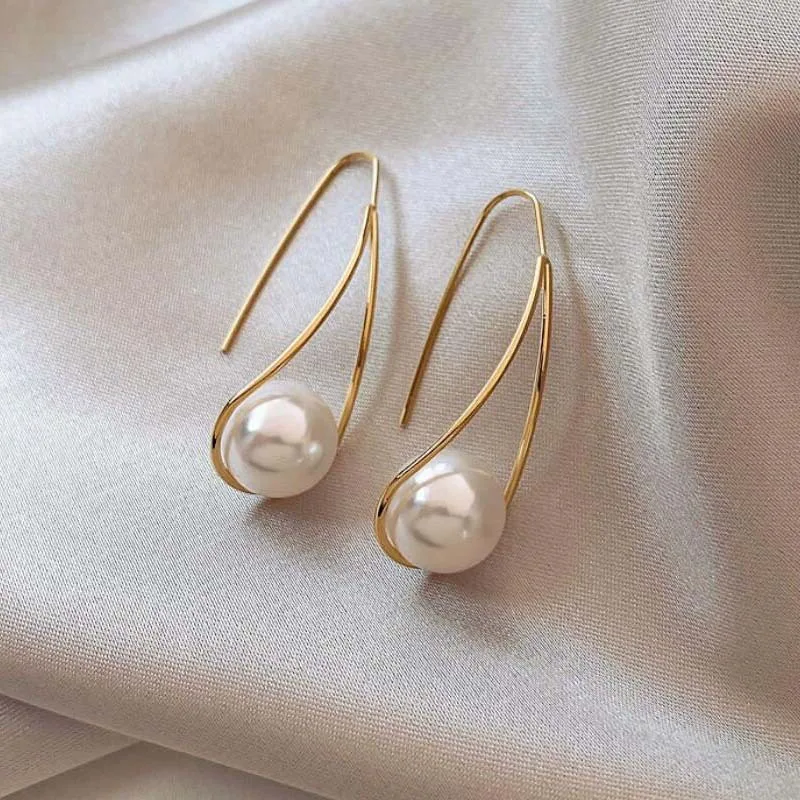 Title 2, Brincos femininos com design simples de gotas d...