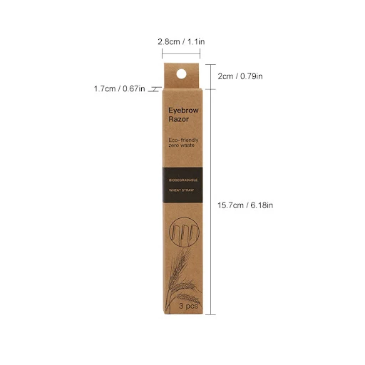 Title 5, Eco-Friendly Degradable Wheat Straw Eyebrow Tri...
