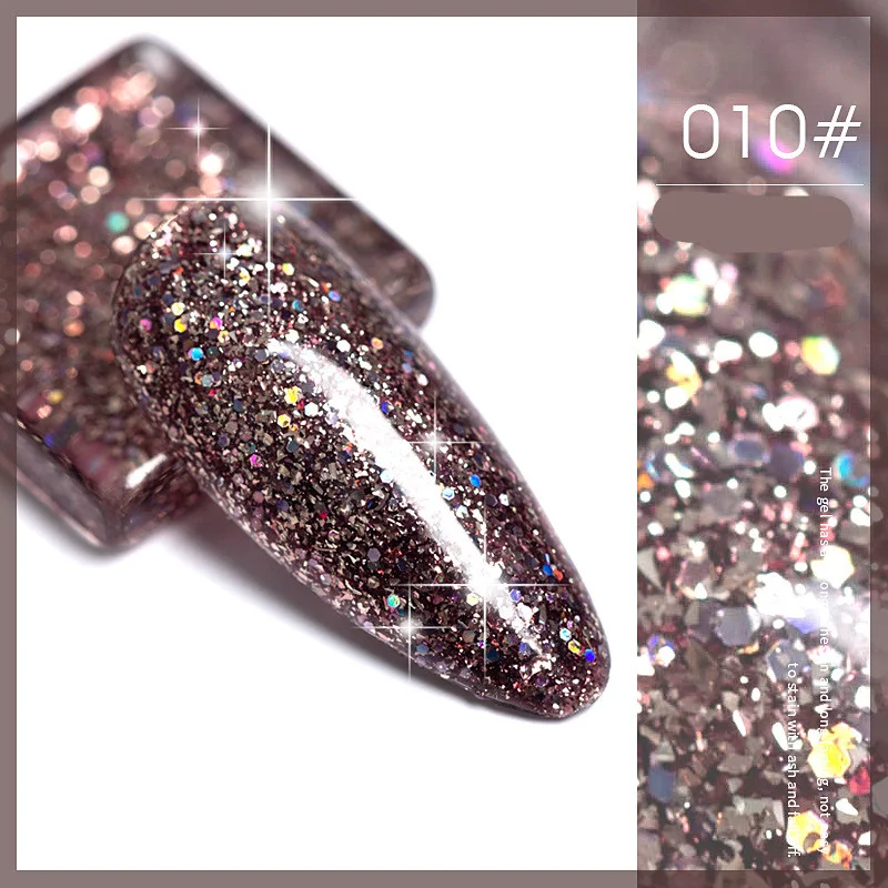 Vernis à ongles Flash Nouveau Super Flash Micro Diamant Spécial boutique de manucure paillettes pour brillance extrême et effet diamant. — photo 3