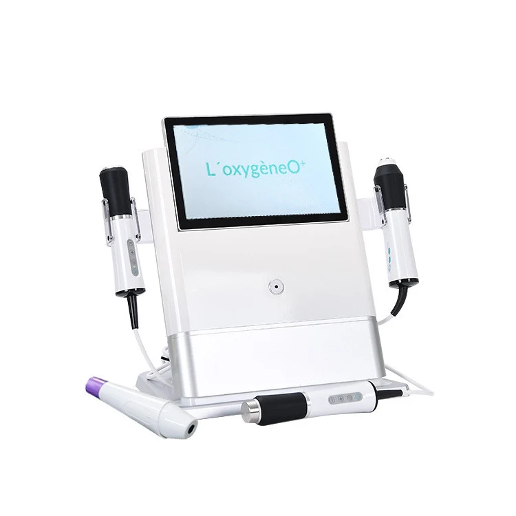 Aparelho Facial 3 em 1 Ultrassônico CO2 Esfoliação Lifting Oxigênio Rejuvenescimento da Pele — foto 1