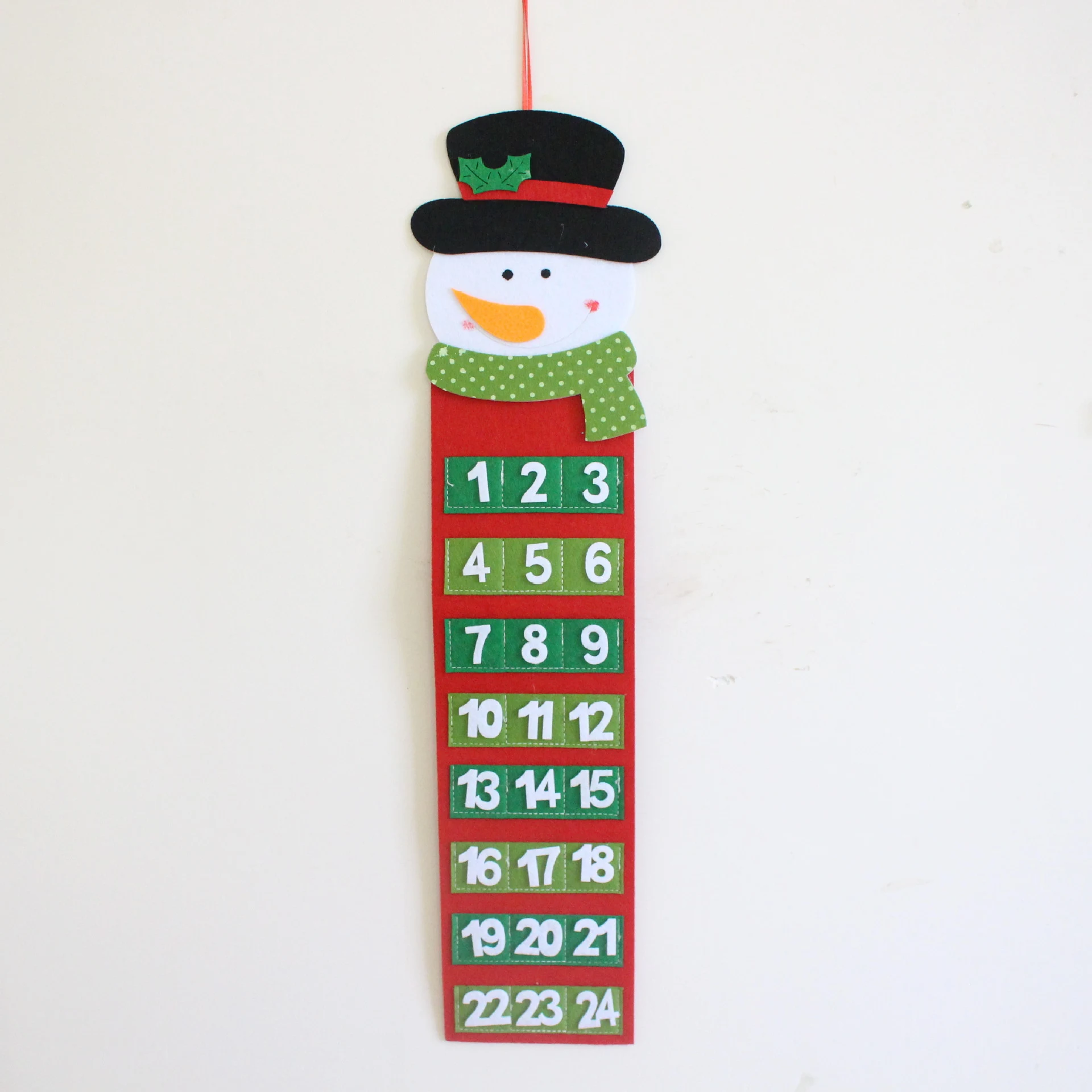Christmas Tree Calendar Pendant Christmas Decoration Creative Nonwoven Fabric Hanger Christmas Countdown Calendar Orname — photo 3