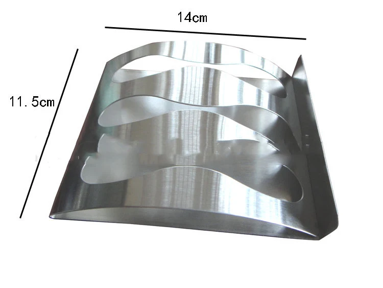 Punch-free Wall-mounted Stainless Steel Toothbrush Holder, adhesive, strong hold, saves space and keeps your toothbrushe — photo 1