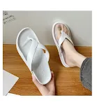 Chinelos Flat Antiderrapantes para Casal, Uso Doméstico e Praia, Sandálias Masculinas e Femininas Confortáveis — foto 7