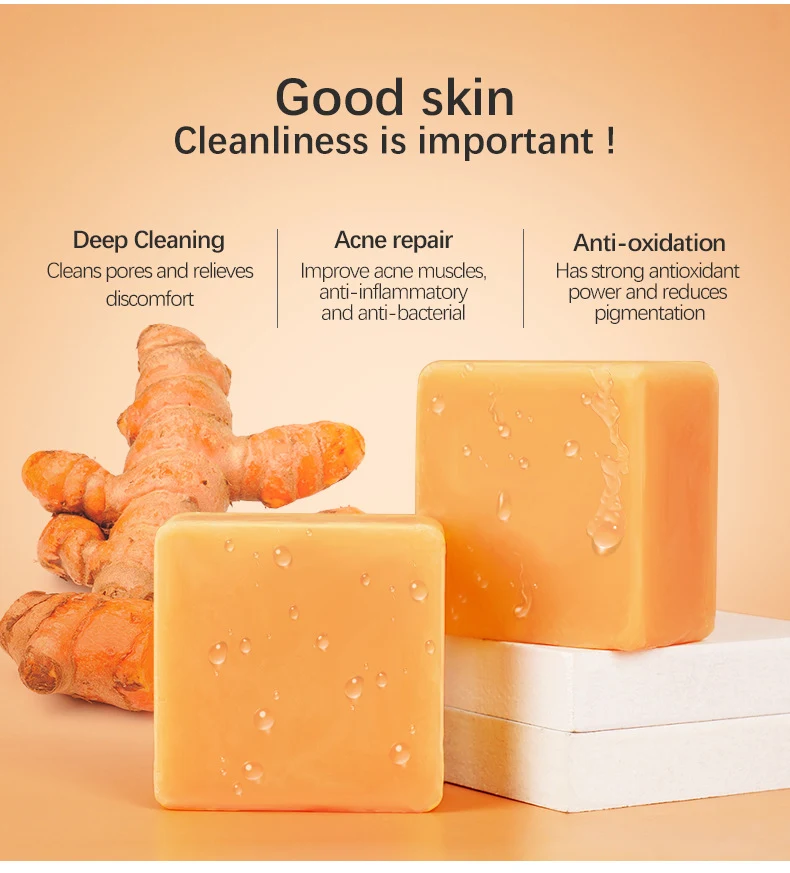Title 3, Turmeric Cleansing Bath Soap reduces dullness, ...