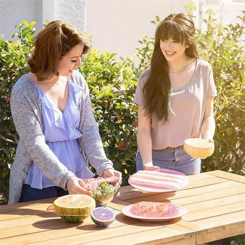 Title 5, Reusable Food Grade Bowl Covers, Dust-proof Sea...