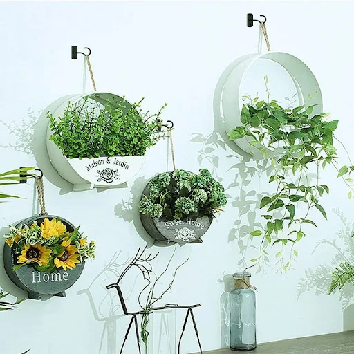 Title 4, Ceiling flower basket plant hook wall-mounted l...