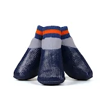 Waterproof nonslip rubber sole dog booties for big dogs, pet paw protector, elastic top, perfect for outdoor sports and — photo 4