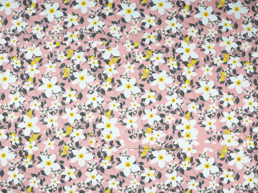 Tessuto di cotone floreale piccolo trasparente per piante, ideale per progetti di cucito e decorazione floreale. — foto 17