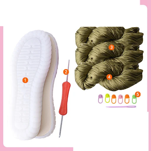 Title 16, Handwoven Hollow Thread Crystal Sole Bean Shoe ...