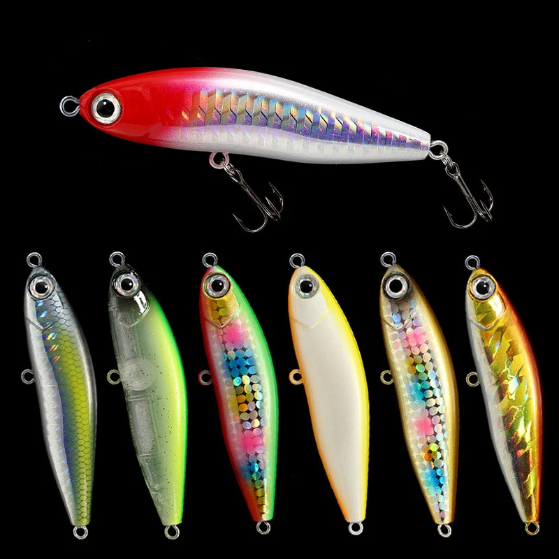 Luya Esca Biomimetica Falsa Matita Subacquea 70mm 14g Design Realistico per la Pesca. Cattura Pesci in Modo Efficace, Ideale per l'Uso Subacqueo. — foto 9