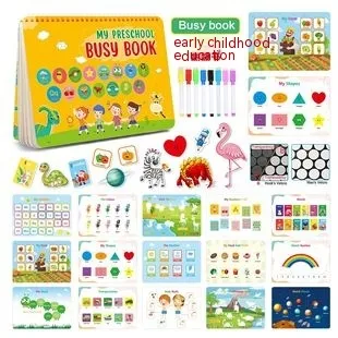Title 30, Dinosaur Theme Busy Book Childrens Toy Early E...